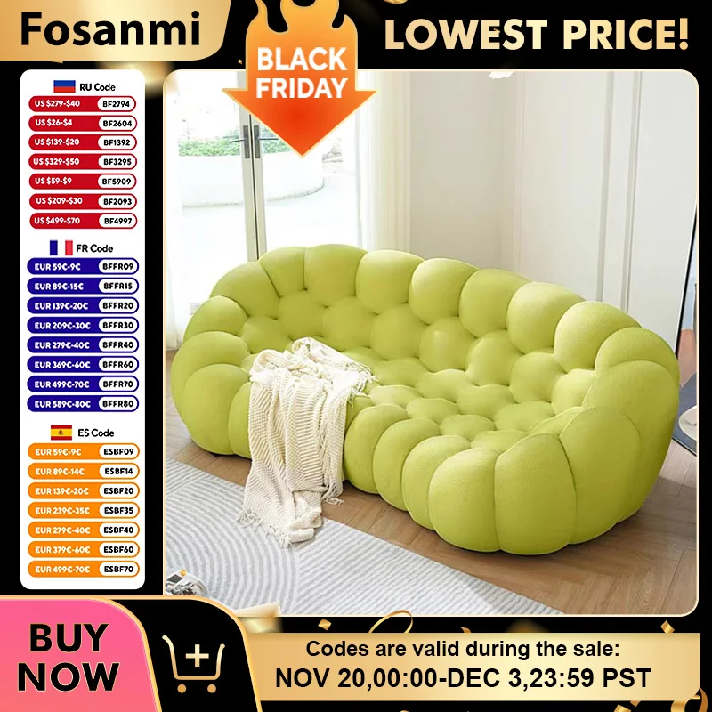 

Creative Art Green Honeycomb Sofa for Home Hotel Decor Modern Stylish 2-Seater Couch Comfort Soft Deep Seat Loveseat Furniture
