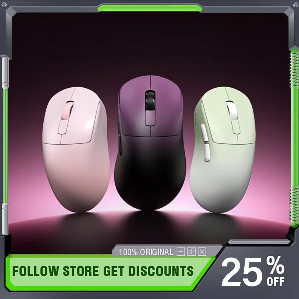 LEOBOG GM5 SE/GM5Pro Gaming  Mouse Tri-Mode Lightweight Design for Medium Large Hands Ergonomic Design Office Gaming Mouse