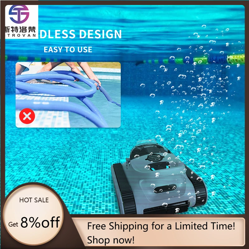 

STLF Advanced Intelligence Cordless Wall Climbing Vacuum Cleaner New Swimming Pool Automatic Cleaner Robot