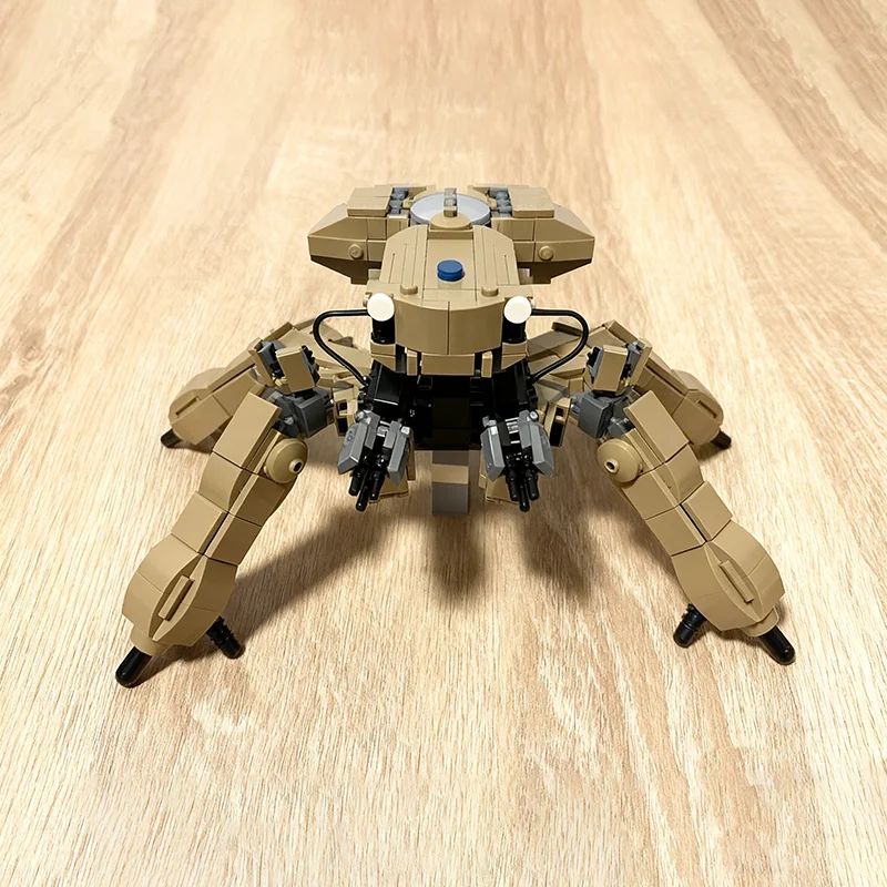 887pcs MOC Ghost The Shell Spider Tank Pictogrammen Model Bouwstenen Architectuur Speelgoed Kerstcadeaus DIY Creatief Onderwijs Idee
