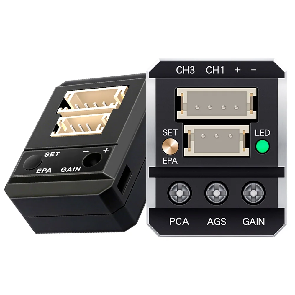 HotRC F11 F12 جيروسكوب التحكم التلقائي في الاستقرار 3.5 فولت-9 فولت لقارب سيارة التحكم عن بعد