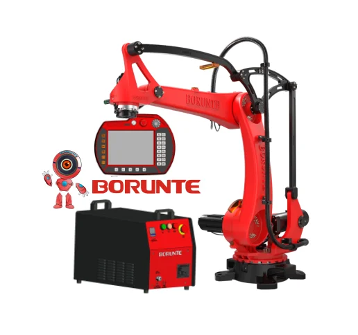 BRTIRPZ3013A Industrial Robotic Palletizer Four Axis Suction Cup Gripper 130kg Payload 3020mm Working Range Articulated Robots