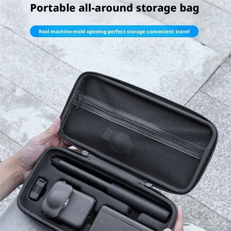 AEE7-For DJI Osmo 360 Storage Bag Medium Protective Box Portable Sports Camera Hard Shell Protection Case For Travel Camera