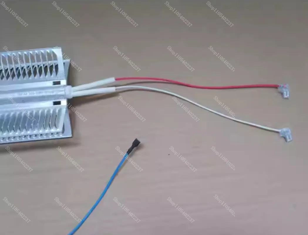 500mm230V1500W92 Airfoil Aluminum Fin Electric Heating Tube X Type Heater Heater Skirting Line Accessories