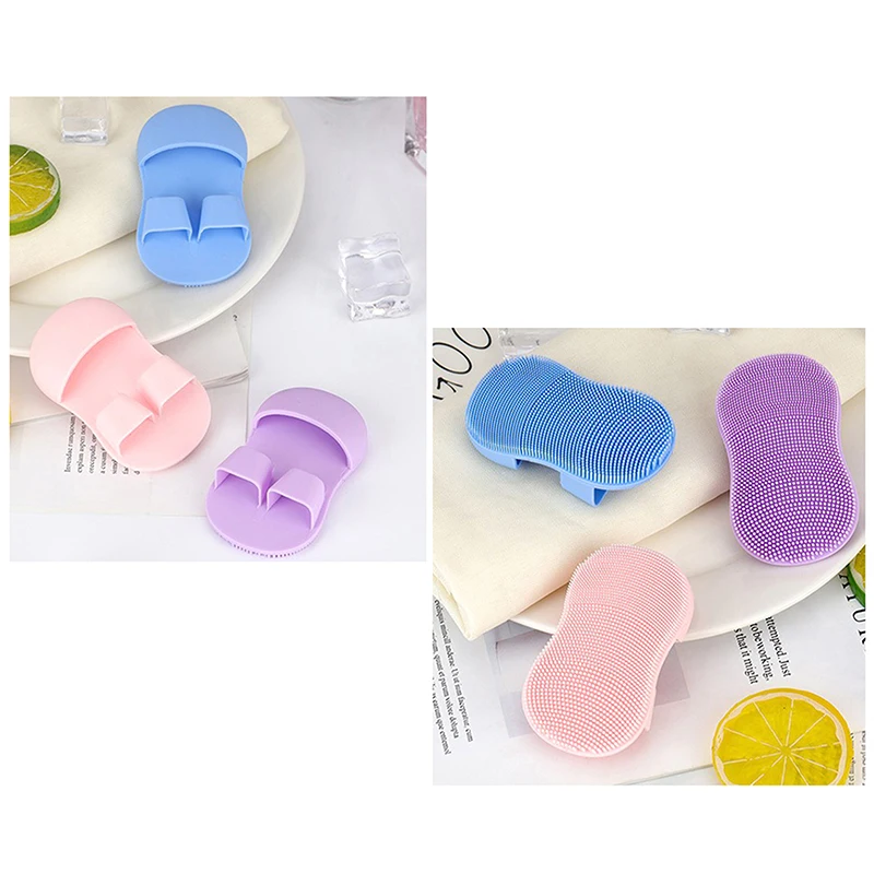 Mini Finger Face Washing Brush Soft Silicone Brush Massage Nose Nose Wings Cleansing Pores Makeup Remover Face Cleansing Brush