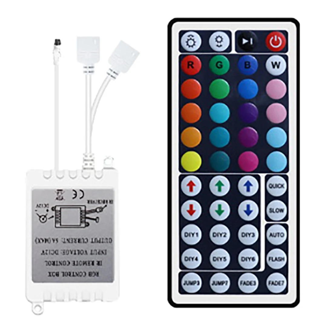 LED Strip RGB Control Box with Remote 44Keys RGB Control Box