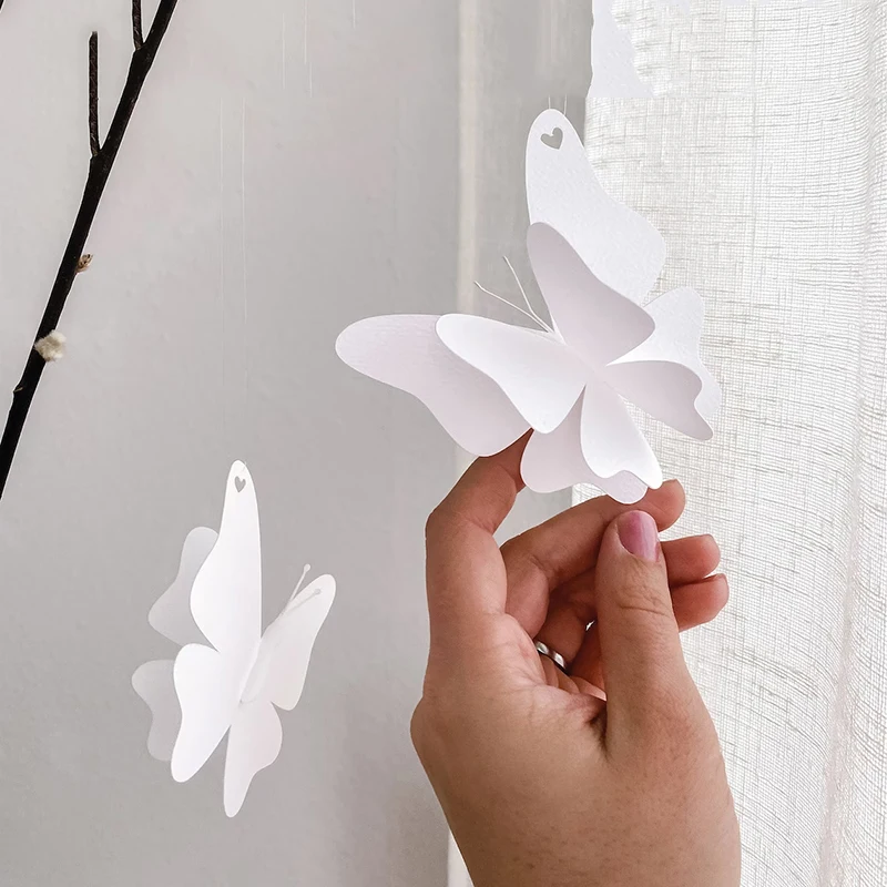 

New 3D hanging butterfly metal cutting die mould scrapbook decoration embossed photo album decoration card making DIY handicraft