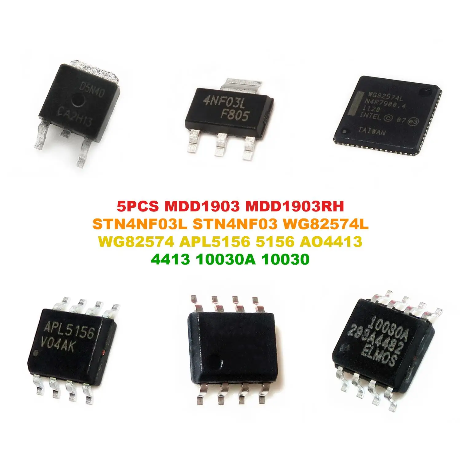 MDD1903 MDD1903RH STN4NF03L STN4NF03 WG82574L WG82574 APL5156 5156 AO4413 4413 10030A 10030