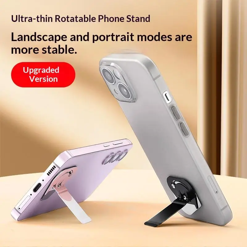 

Ultra-Thin Phone Kickstand Universal 360 Degree Rotatable Cellphone Holder Stands Foldable Desktop Phone Bracket