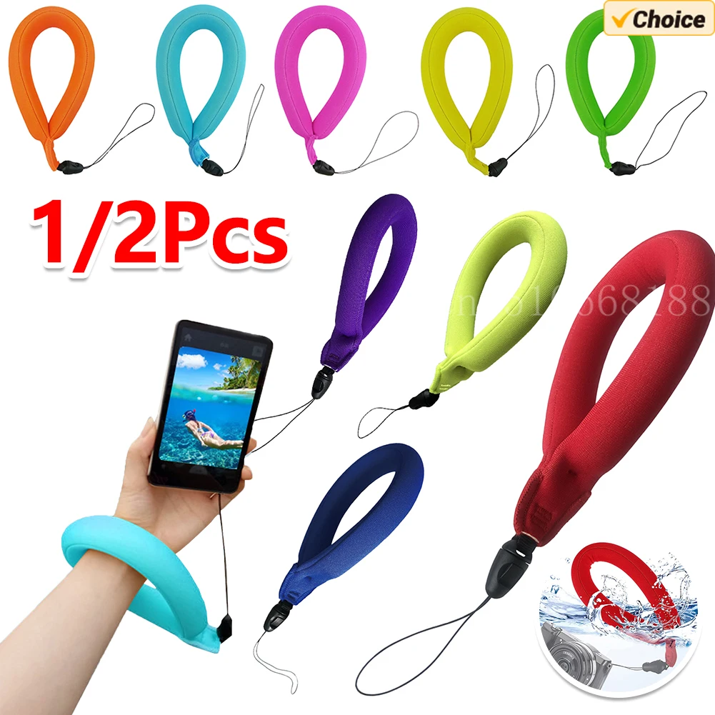 Adjustable Floating Strap Waterproof Camera Cell Phone Float Underwater Wrist Strap For GoPro Accessories Nikon Canon Fujifilm