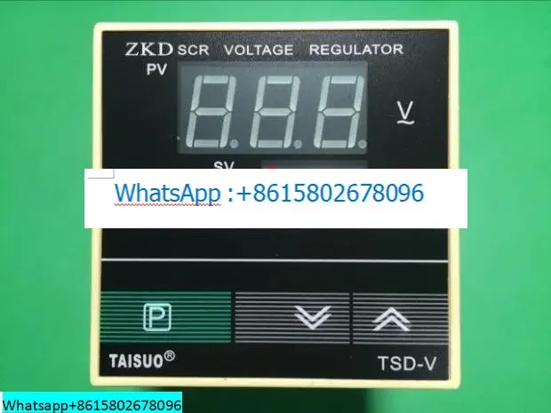 SCR Kontrol Suhu Meter TSA-V Cerdas Triac Voltage Regulator TSD-V