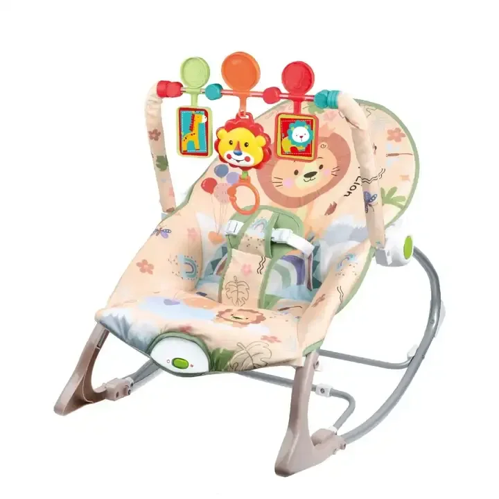 Nieuw ontwerp Baby Rustgevende Swing Rocker Baby Schommelstoel Automatische Trillingen Elektrisch Muzikaal Baby Speelgoed Kinderspeelgoed