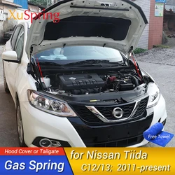 Car Engine Cover Spring Shcok Lift Strut Bars Hydraulic Rod Damper For Nissan TIIDA Pulsar 2011-2024 Accessories