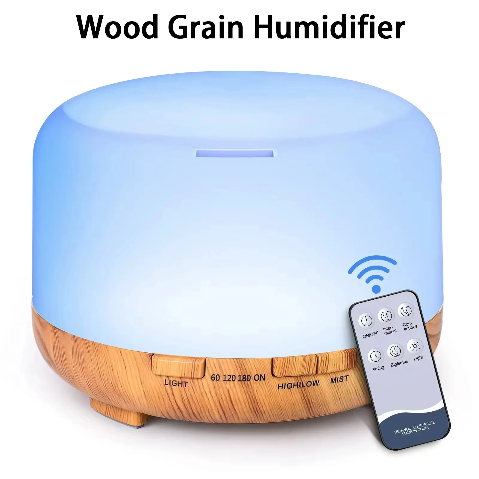 Air Humidifier Essential oil Diffuser 500ML Ultrasonic Cool Mist Maker Fogger USB Humidifier LED Lamp Aroma Diffuser Electric ﻿