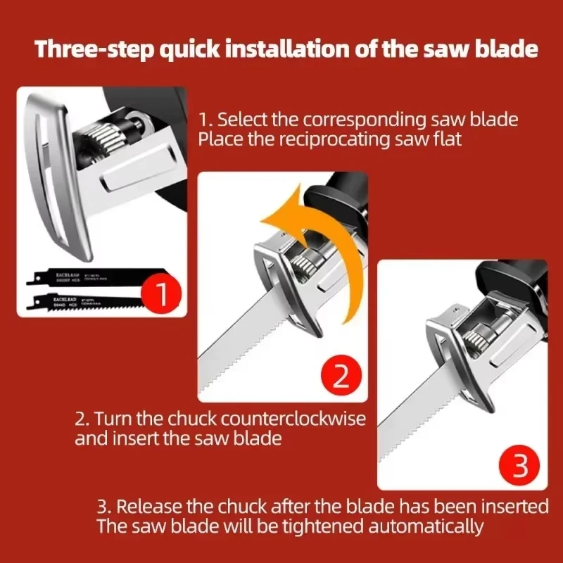 أداة كهربائية للقطع الكهربائي ببطارية 18 فولت لقطع الأنابيب المعدنية الخشبية المتوافقة مع ماكيتا (البطارية غير متضمنة) #5