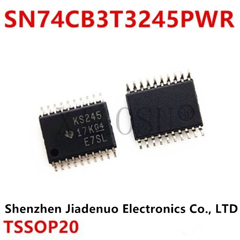 (5pcs) 100% New SN74CB3T3245PWR Silkscreen KS245 Package TSSOP-20 signal switch/Codec Chipset