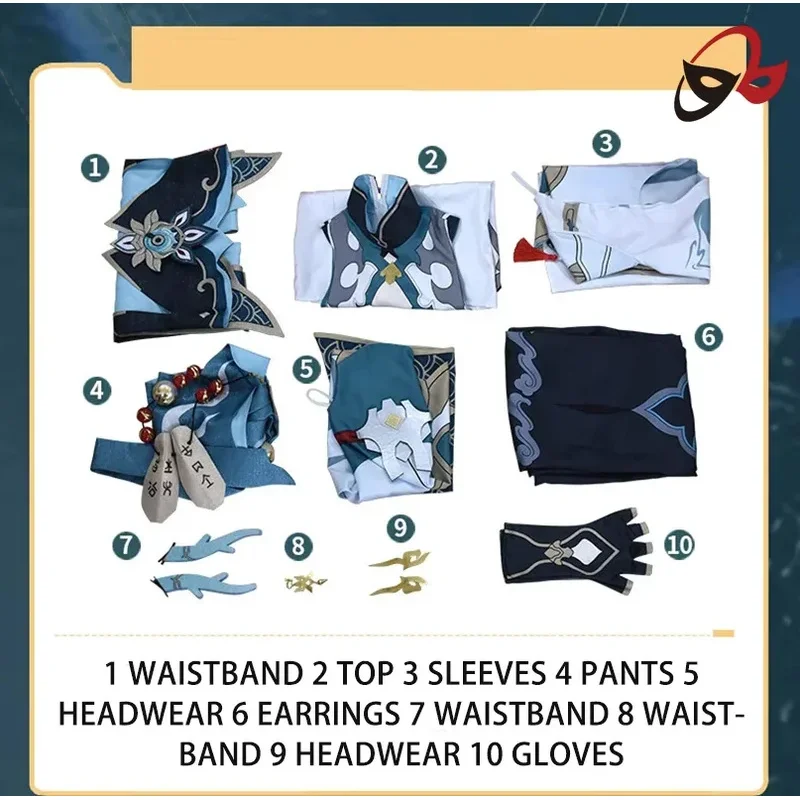 أزياء دان هنغ إمبيتور لونا التأثيرية هونكاي ستار رايل كرنفال زي موحد شعر مستعار أنيمي أزياء الهالوين لعبة النساء