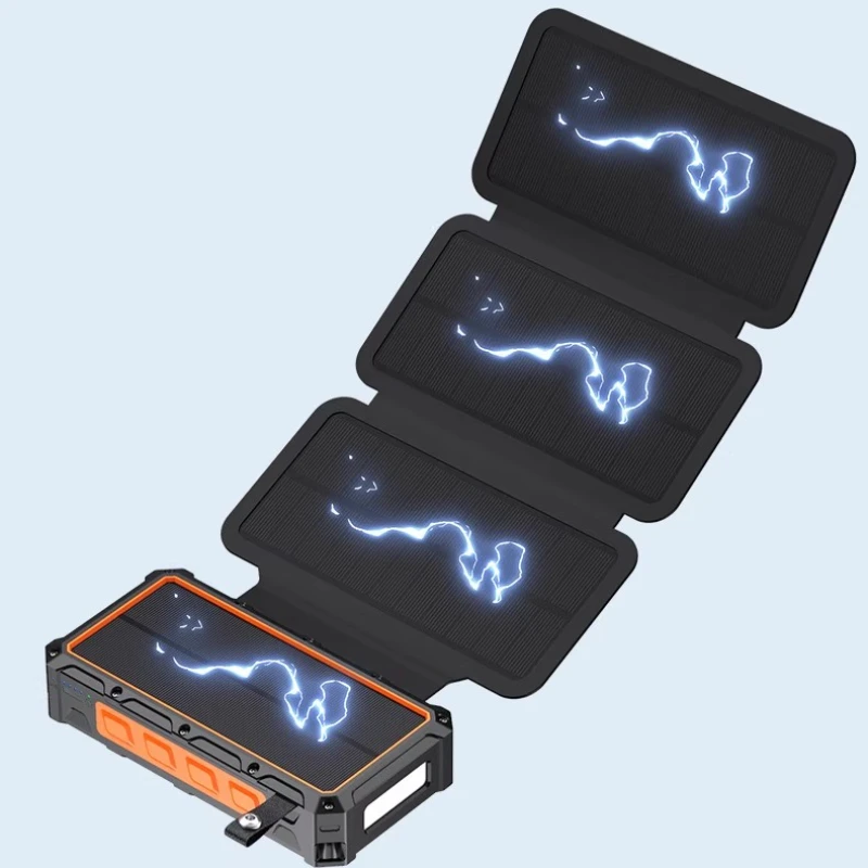 

Solar power bank 16000mAh large-capacity mobile power supply
