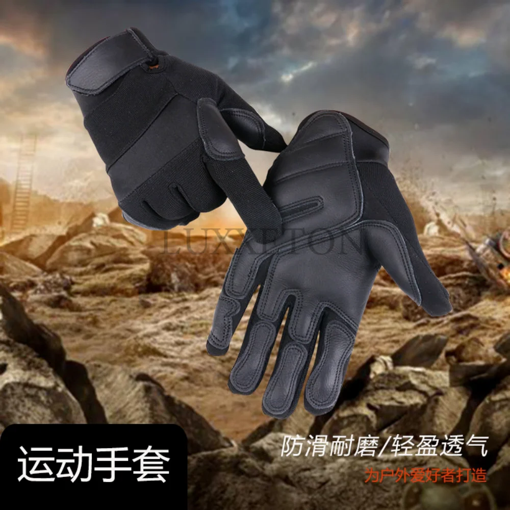 

Outdoor Full Finger Gloves Touch Screen Protective Breathable Lightweight Outdoor Gloves for Shooting Camping