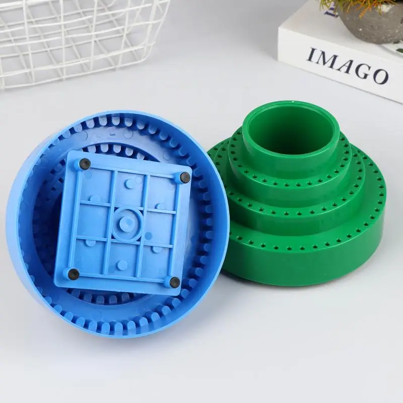 Modern Round Design Drill Bit Storage Solution; 360° Rotating Tool bit Holder; Convenient Screwdriver Bit Holder