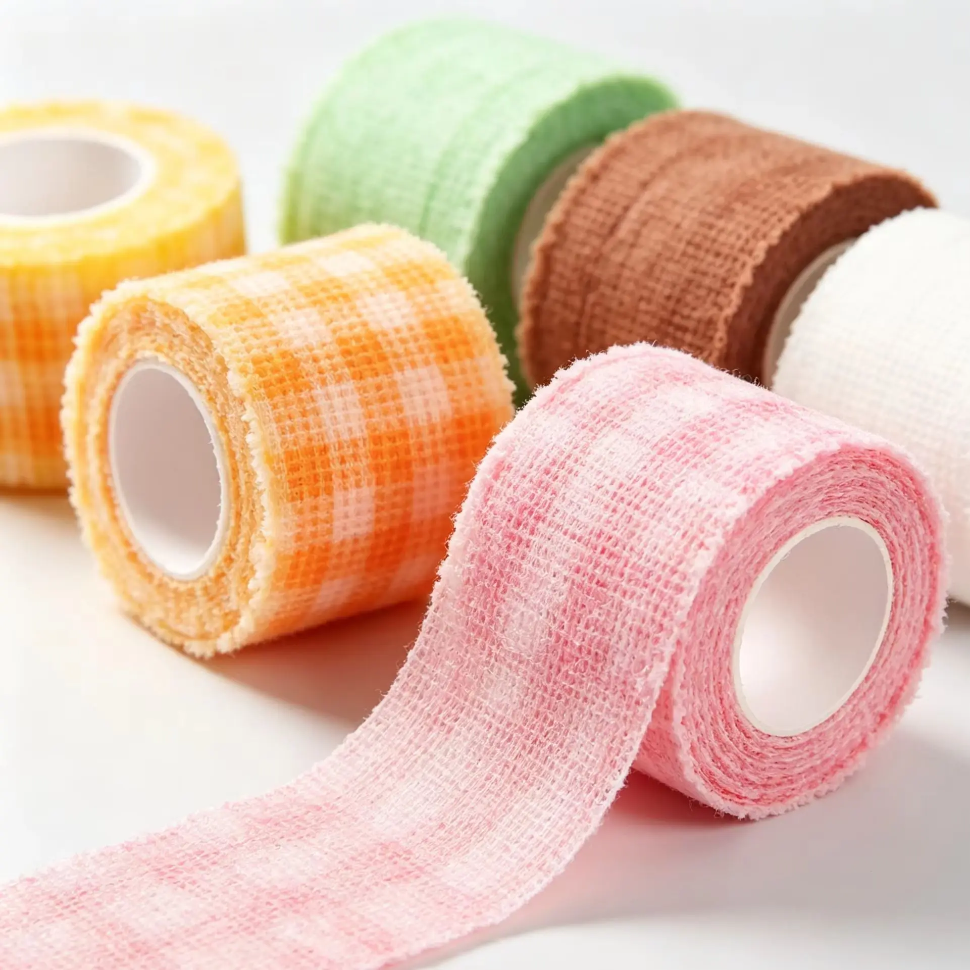 Cute Cartoon Non‑Woven Self‑Adhesive Finger Bandage High‑Aesthetic Elastic Finger Wrap Anti‑Wear Protective Tape for Students
