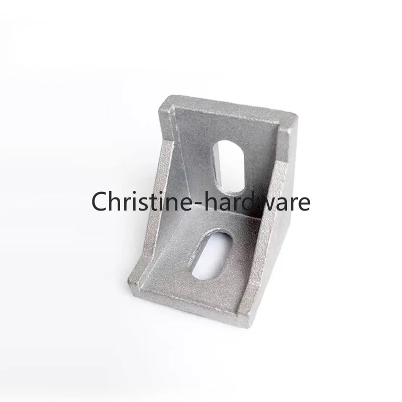

50pcs 2020 Slot6 Corner Angle L Brackets Connector Fasten Connector Aluminum Profile Accessories