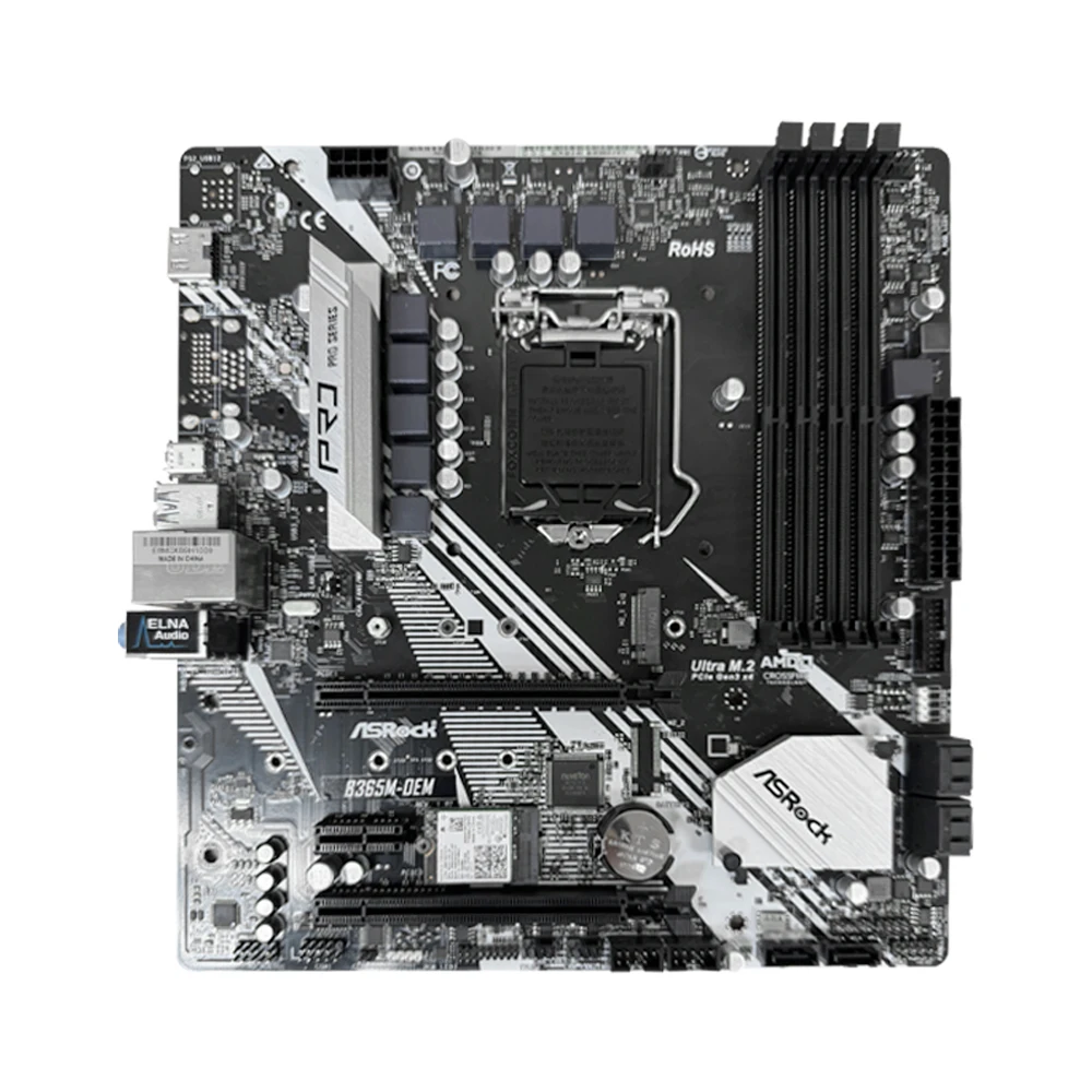 Imagem -02 - Motherboard Lga 1151 Intel B365 Ddr4 Pcie 3.0 Usb 3.1 Micro Atx Suporta Core I58600 Core I7-9700f Cpu Asrock-b365m-oem