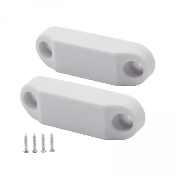 Easy to Use RV Baggage Door Holder Magnetic Catch Durable Plastic Latch for Trailer Compartment Door Storage