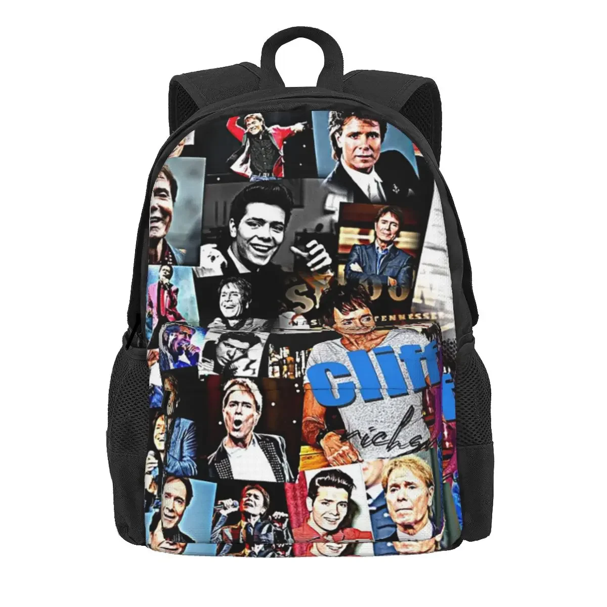 Cliff Richard Backpack Daypack Large Capacity Kids BookBag School Bag Shoulder Bags for Men Women