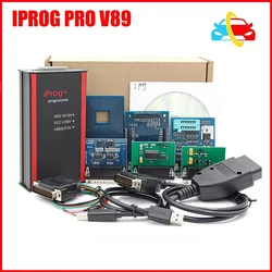 2024 Iprog Pro V89 with 7/11/12 Adapters Support Eeprom IMMO/KM/Radio /Airbag Reset Dashboard IPROG+ ECU Key Programmer Tool