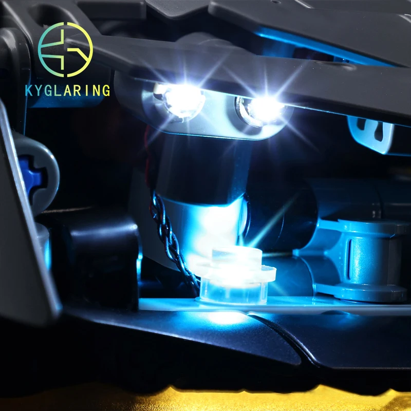 Kyglaring Led Lighting For 42173 Jesko Absolut Grey Hypercar LED Kit Toys (NOT Include the Model)