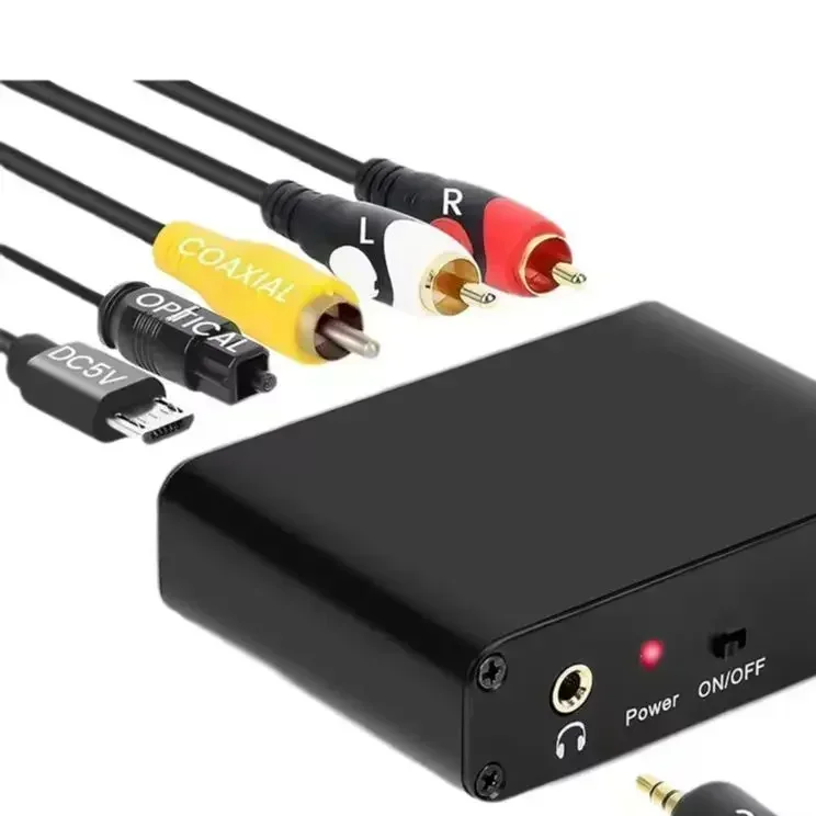 1 PC Audio Converter Seamless Extraction Of TV Audio To External Sound Systems 192KHz High Sampling Rate Udio Extractor