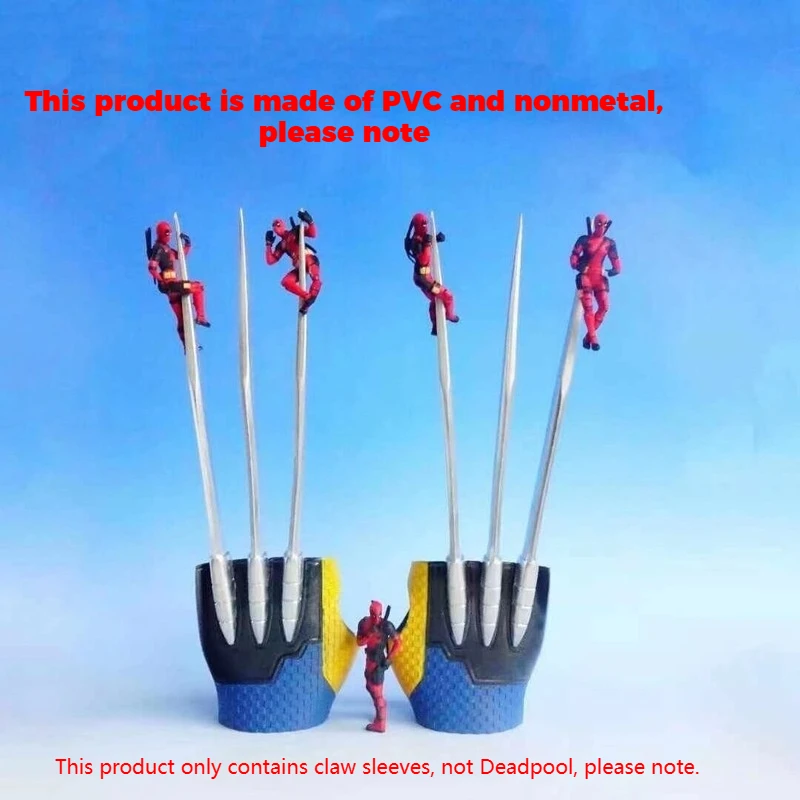 

1/1 Marvel Comics Росомаха носимые перчатки с волчьими когтями игрушки Cos модель ручная коллекция украшения игрушки подарки неметаллические безопасные забавы