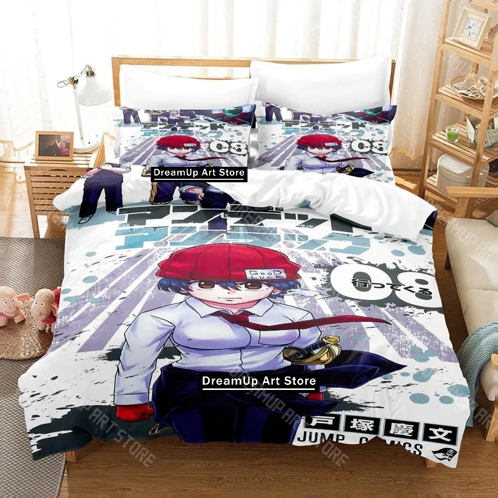 3D Printed Undead Unluck Anime Andy Bedding Set for Boys Girls Duvet Cover Pillowcase Twin Queen King Full Single Double Sizes