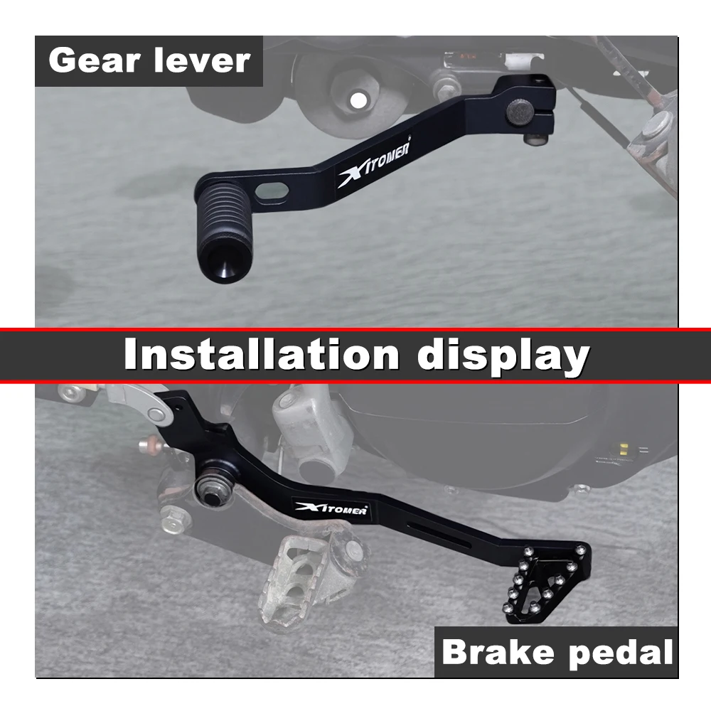 For Yamaha TW200 1987-2019 2020 2021 2022 2023 2024 2025 Motorcycle Rear Foot Brake Pedal Lever Gear Lever Shifter Shift Lever view 6