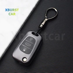 For KIA Rio K2 K3 K5 Ceed Cerato Sportage Soul For Hyundai i20 i30 ix25 ix35 Solaris TPU Car Flip Key Case Cover Bag Shell Fob