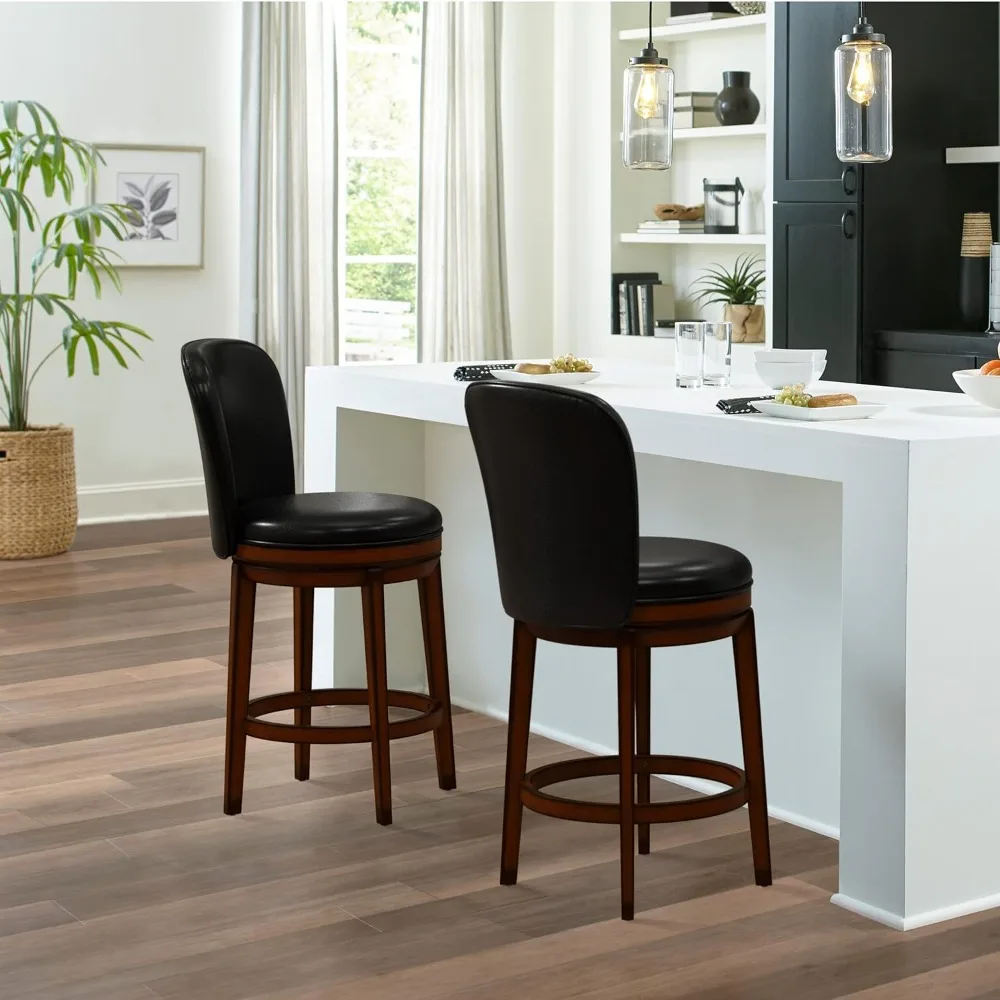 Counter Height Barstool Victoria Swivel Bar Stool Chairs Dark Chestnut Chair Furniture Stools