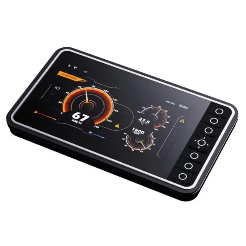 7 Inch HMI Display Screen Codesys Control Unit Graphic Display PLC Control IO Output 1024*600 for Automation DL-DIS70-C-IO