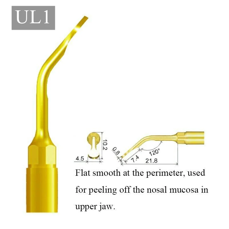 Tandheelkundige Piezo Chirurgie Tip Voor Bot Snijden/Sinus Lifting/Implantaat En Exelcymose Chirurgie Tip Fit Mectron En Specht