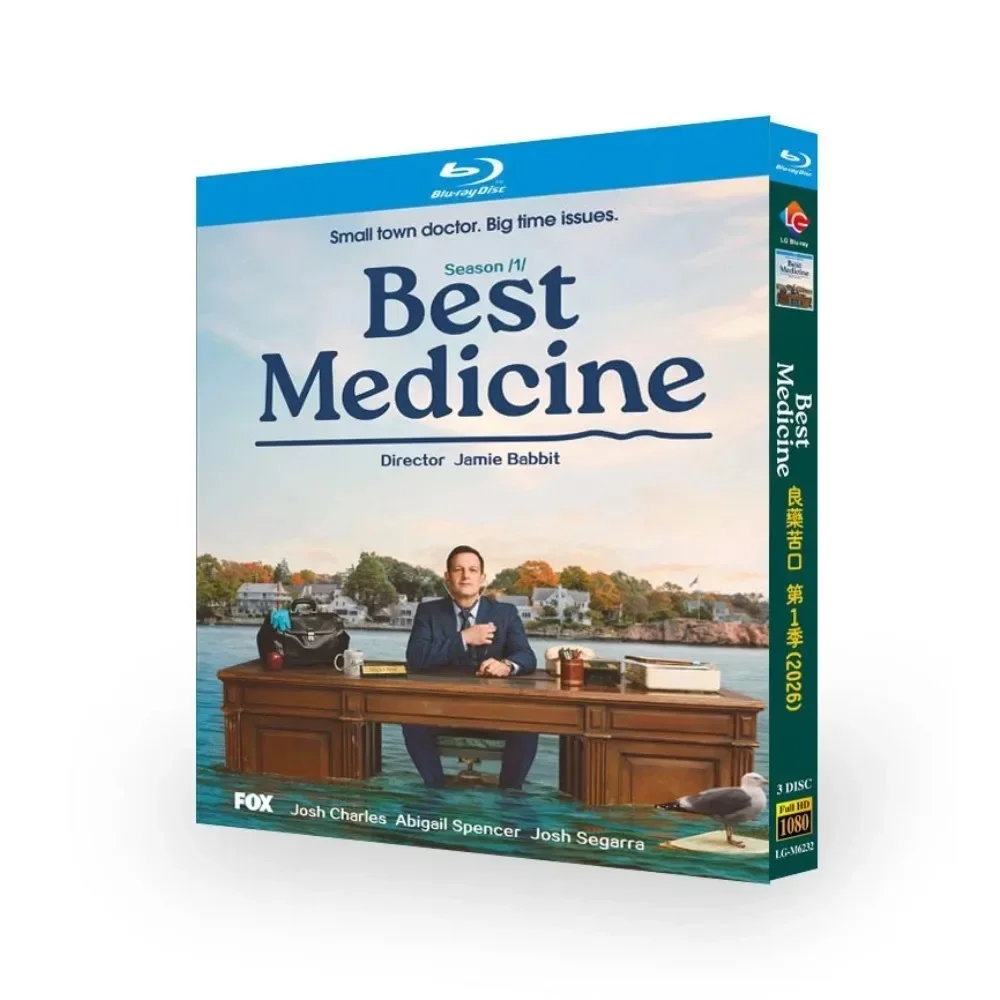 Best Medicine Season 1 (2026) 3-Disc New Sealed Box Set English Audio Blu-ray disc YIHUI
