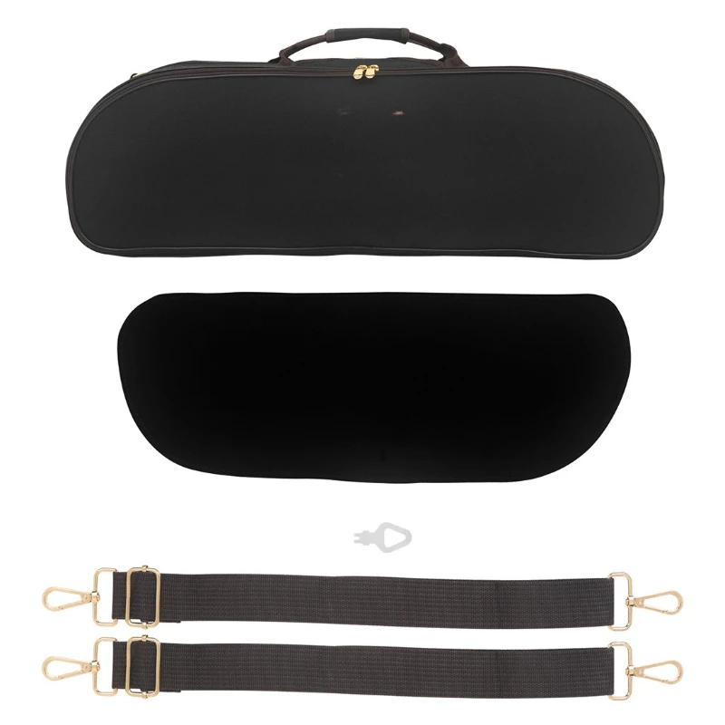 

High-end violin case, rounded corner Oxford cloth, built-in hygrometer, violin storage case, violin backpack.