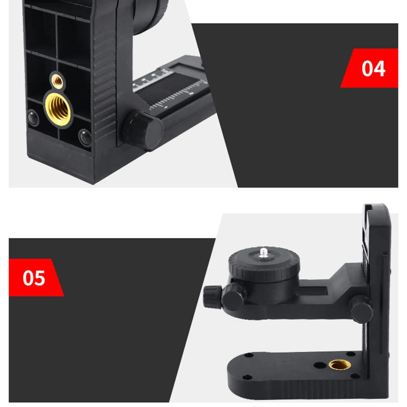 Multifunctional Magnetic Pivoting Base Levels Bracket Adjustable Mount Holder for Building Alignment