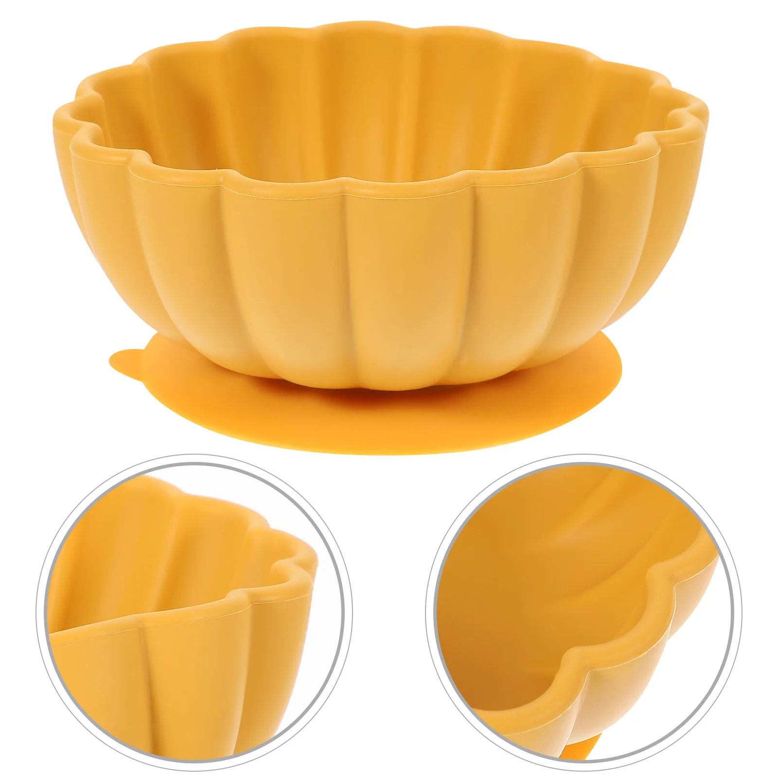 

Silicone Baby Bowl Flower Shaped Suction Design For Toddler Self Feeding Snack Fruit Storage Kids Tableware Set Appetizer