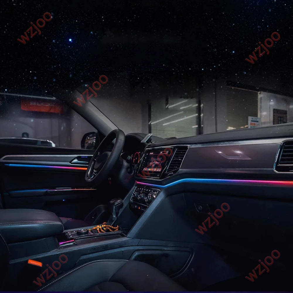 For Volkswagen VW Teramont Teramont x 2017-2025 64 color Ambient light upgrade Door LED symphony breathing mode Atmosphere light