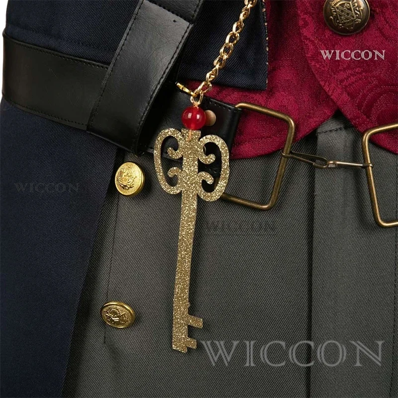 أكاذيب زي P Fantasia للرجال ، تمويه ذكور ، زي موحد ، جاكيت ، بنطلون ، زي لعب الأدوار ، هالوين ، بدلة كرنفال ، شعر مستعار ، لعبة