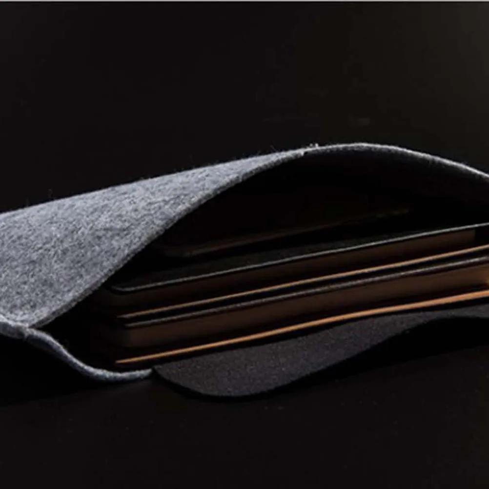 

A4 Felt File Folder Portable Paper Organizer Document Carrier Bag Button Closure Lightweight Expanding Briefcase for Office