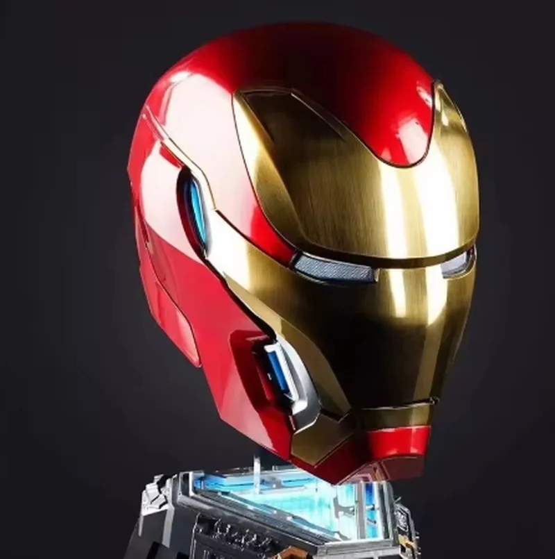

1：1 Iron Man Mk50 Wearable Cos Mask Voice-Activated Deformation Helmet Movies Derivatives Model Kid Toy Birthday Gift Boy