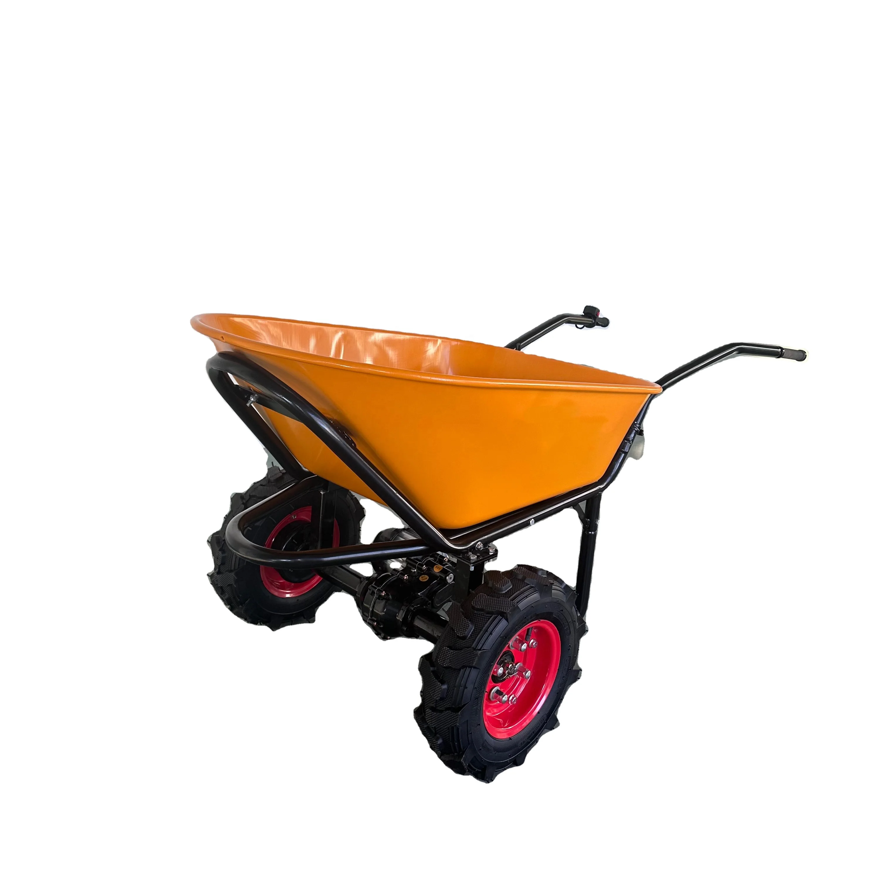 Wheelbarrow Electric Powered  Cart 500W Battery Driven  Heavy Duty 260kg 570lbs