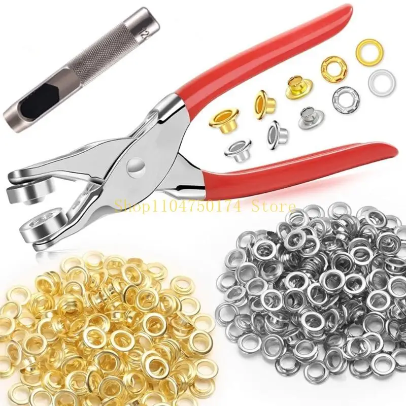 200pcs 12mm Floral Design Metal Flared Eyelets With Grommet Setting Tool And Hole For Crafting In Two Color Choice Top Sale