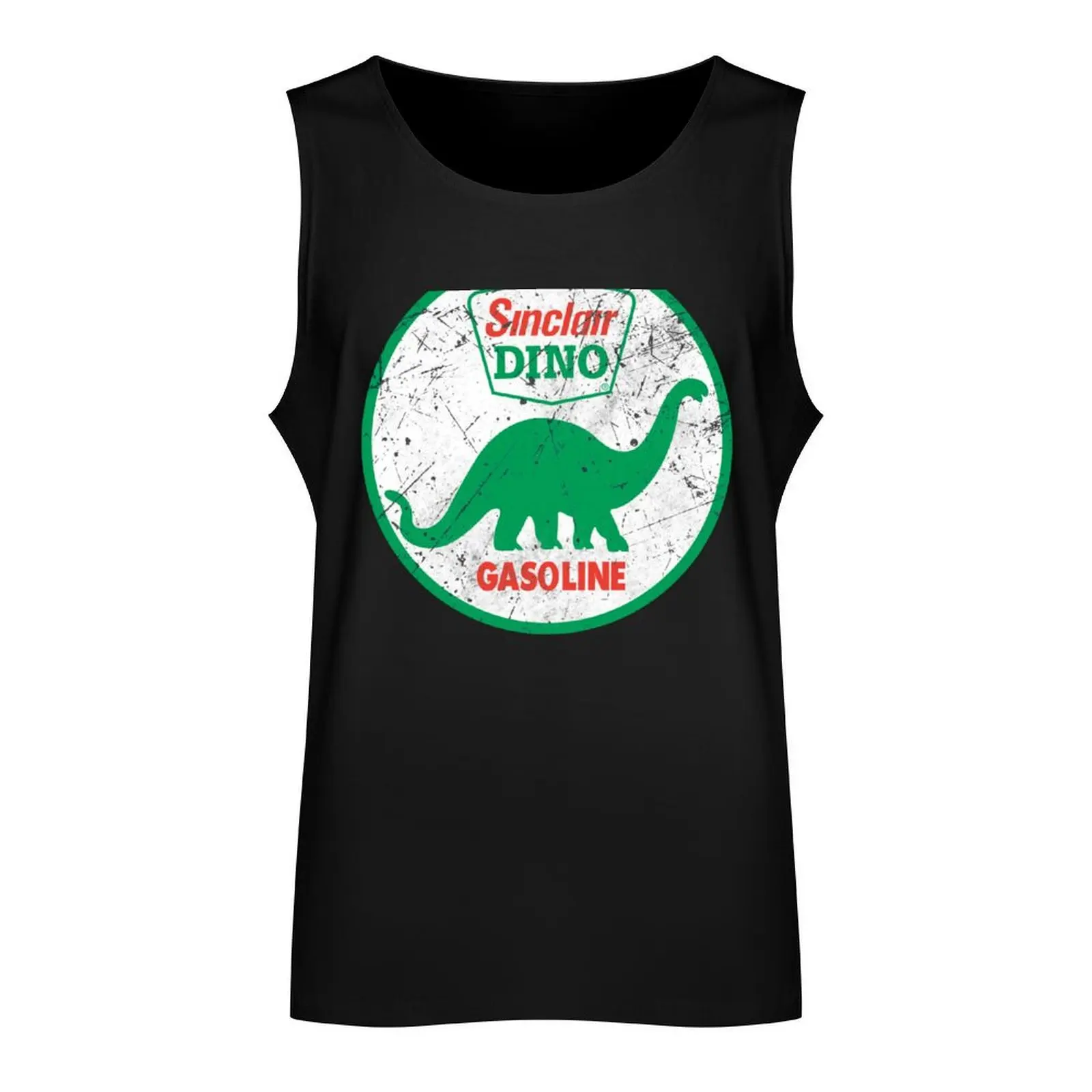 Sinclair Gasoline Dino Tank Top Japanese t-shirt gym clothes men